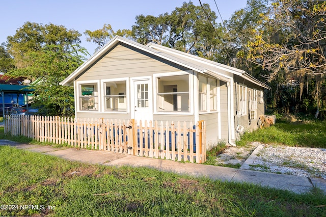 view of bungalow-style home