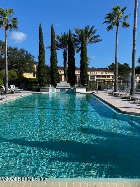 view of pool