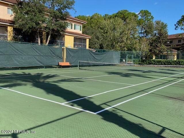 view of tennis court