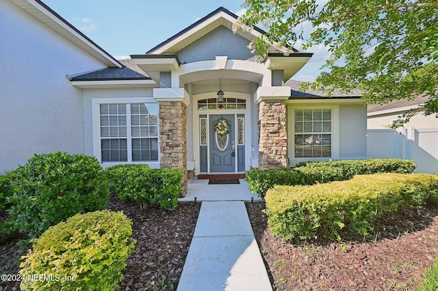 view of property entrance