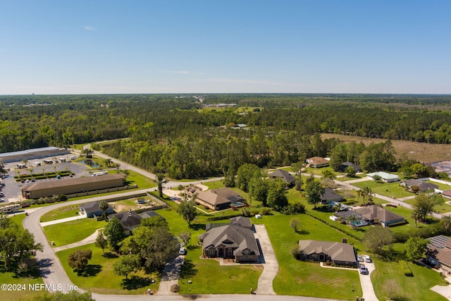235 Crystal Cove Dr, Palatka, FL 32177 - drone / aerial view with a wooded view and a residential view