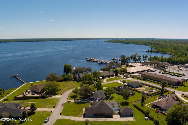 235 Crystal Cove Dr, Palatka, FL 32177 - aerial view with a water view
