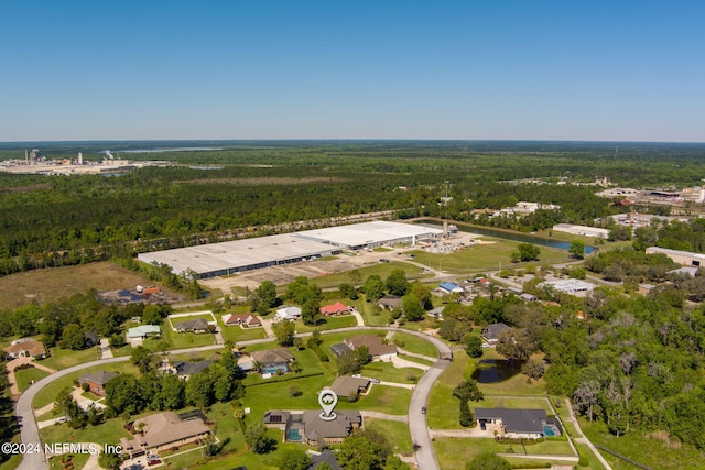 235 Crystal Cove Dr, Palatka, FL 32177 - bird's eye view featuring a forest view