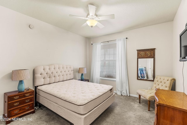 9831 Del Webb Pkwy Unit 2308, Jacksonville, FL 32256 - carpeted bedroom featuring baseboards and a ceiling fan