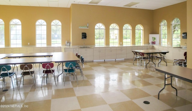9831 Del Webb Pkwy Unit 2308, Jacksonville, FL 32256 - dining space featuring plenty of natural light and light floors