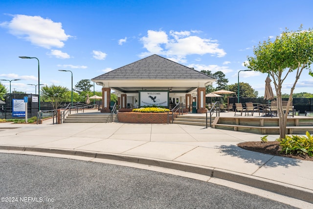 view of home's community featuring a gazebo