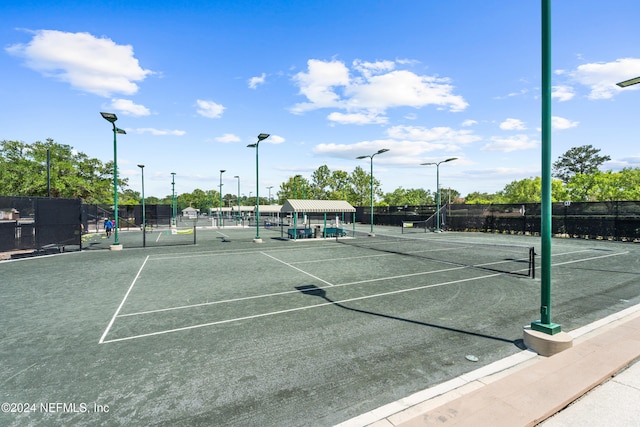 view of sport court