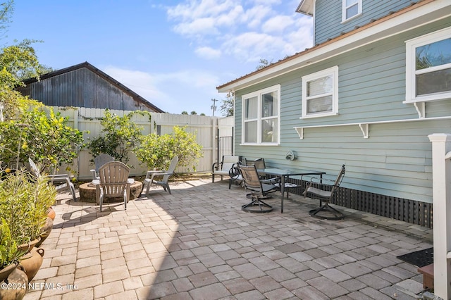 view of patio