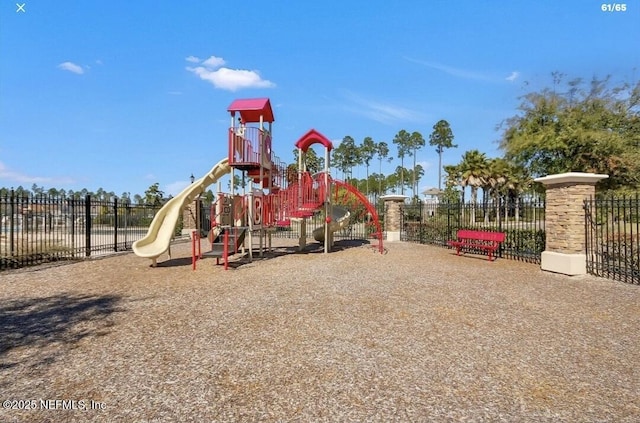 view of play area