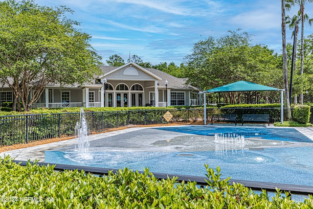 view of pool