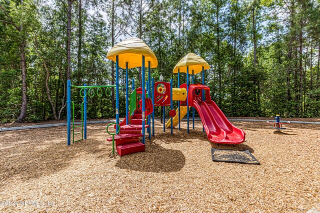 view of jungle gym