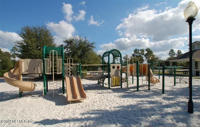 view of jungle gym