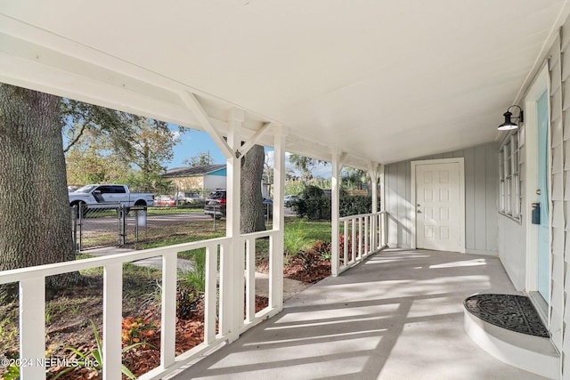 view of patio / terrace featuring a porch