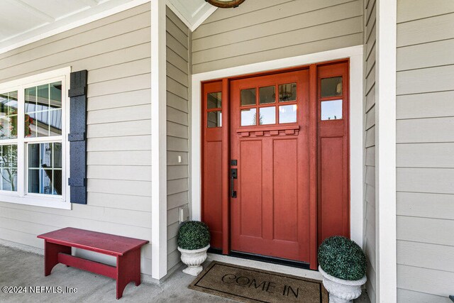 view of property entrance