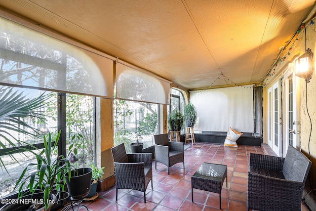 sunroom with a healthy amount of sunlight