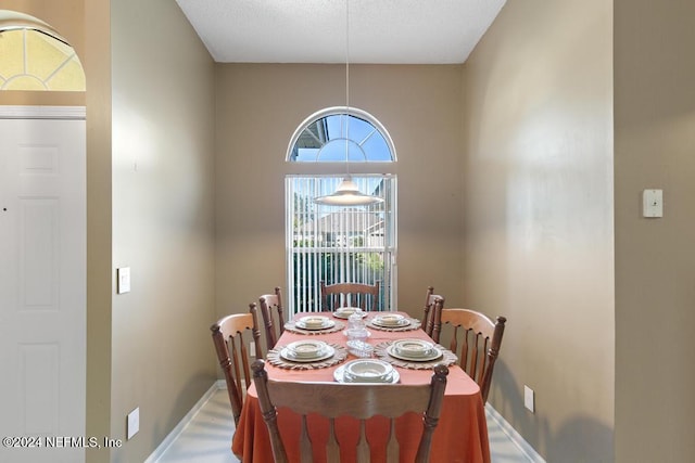 view of dining area