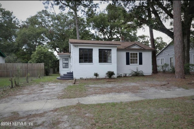 view of front of house