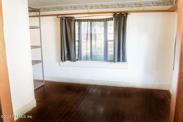 762 N Walnut St, Starke, FL 32091 - spare room with hardwood / wood-style floors and baseboards