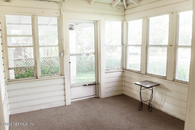 762 N Walnut St, Starke, FL 32091 - unfurnished sunroom with carpet