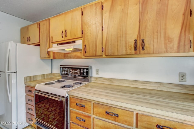 kitchen with white appliances