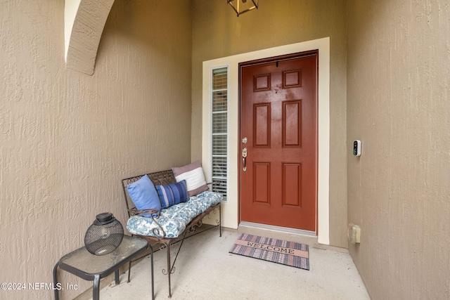 view of entrance to property