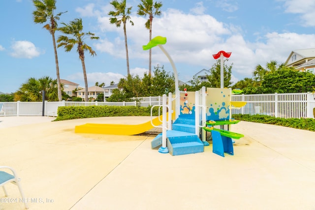 view of jungle gym