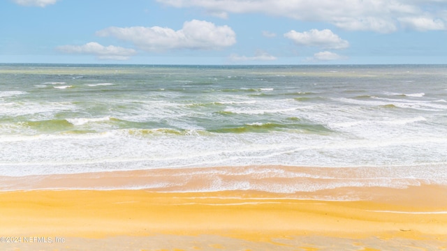 property view of water with a view of the beach