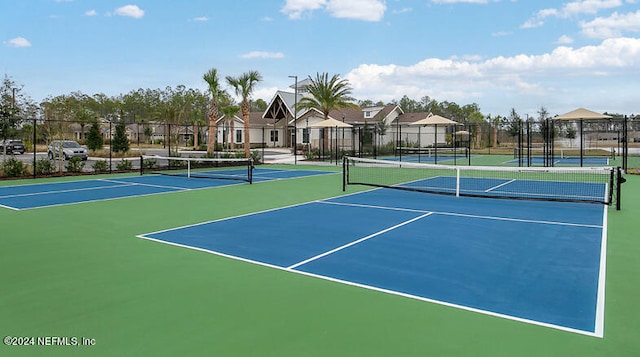 view of sport court featuring basketball court