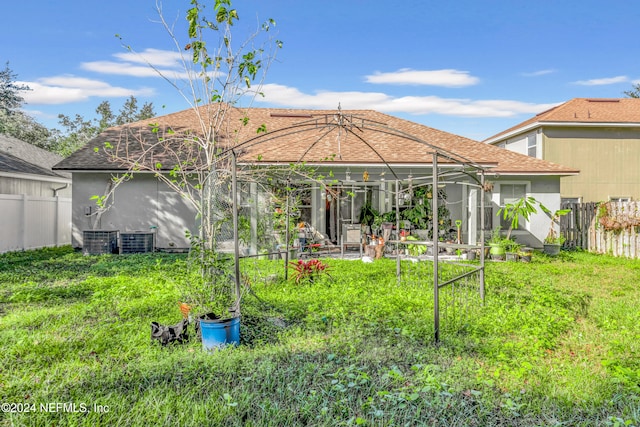 view of back of property