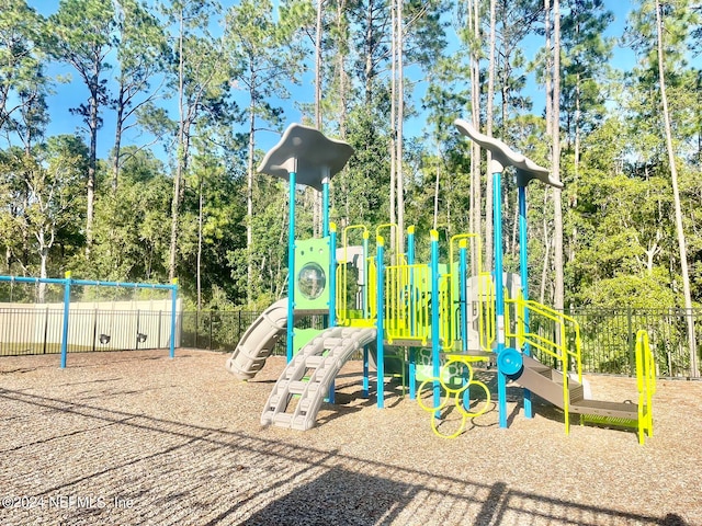 view of play area