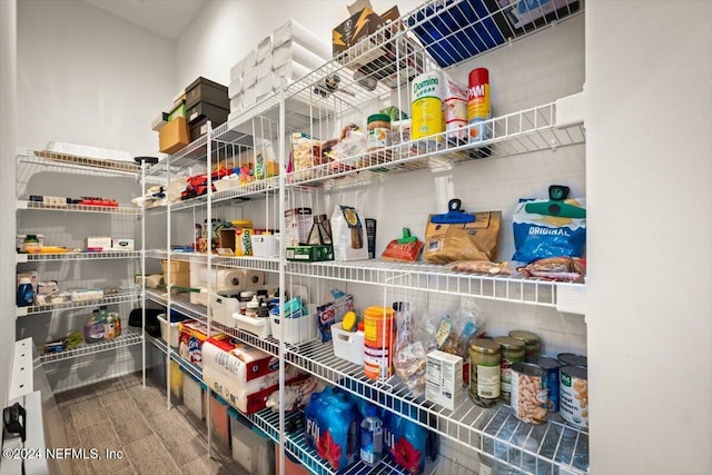 view of pantry