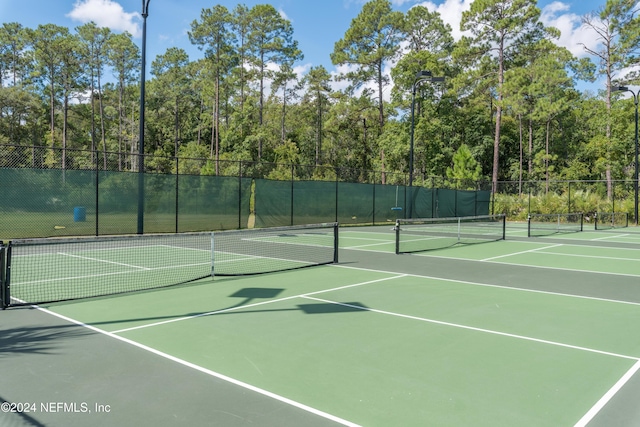 view of sport court