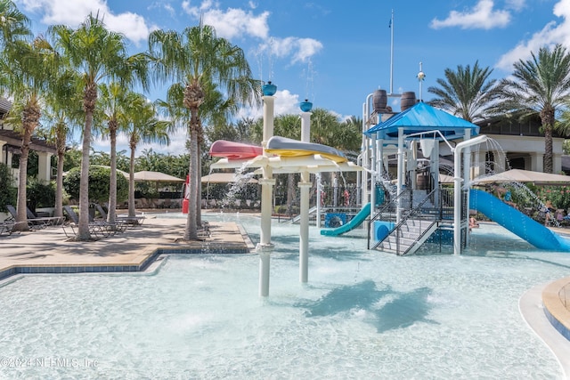 view of jungle gym