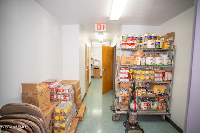 view of pantry