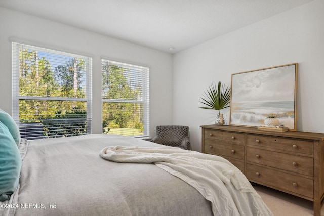 bedroom featuring carpet flooring