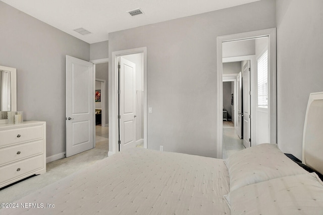 145 Sugar Sand Ln, Saint Johns, FL 32259 - bedroom with baseboards, light carpet, and visible vents