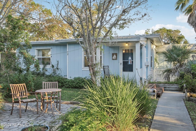 exterior space featuring a patio