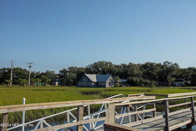 view of dock