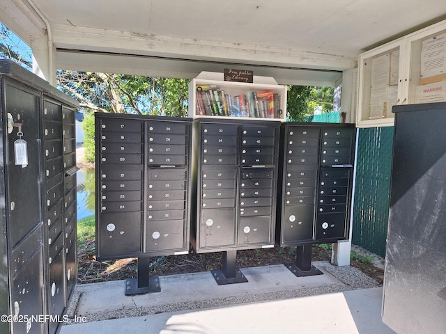 view of community featuring mail area