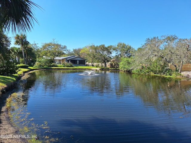 view of water feature