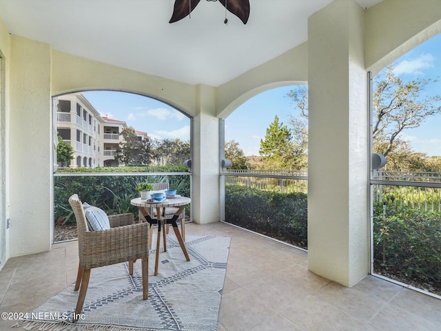 415 N Ocean Grande Dr Unit 102, Ponte Vedra Beach, FL 32082 - exterior space with ceiling fan