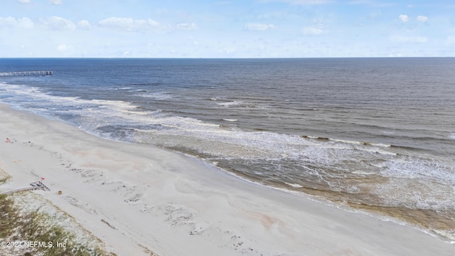 water view featuring a view of the beach