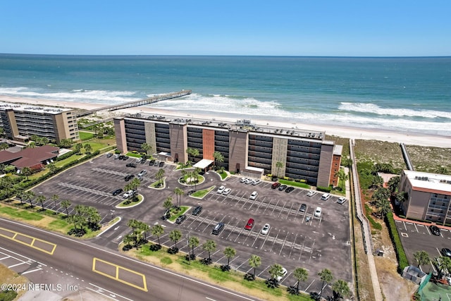3350 S Fletcher Ave Unit J1, Fernandina Beach, FL 32034 - bird's eye view with a water view and a view of the beach