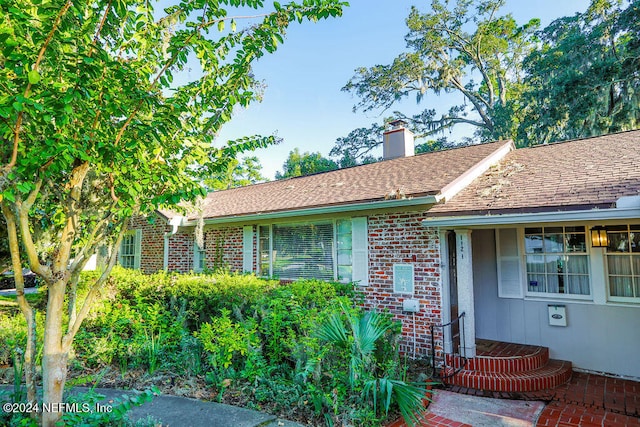 view of ranch-style home