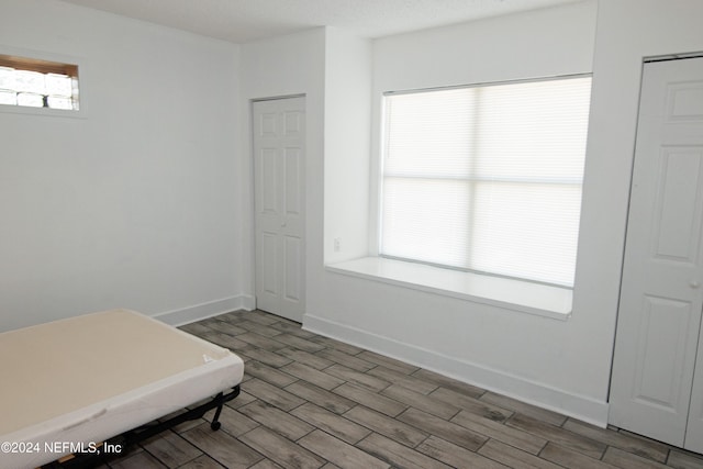 interior space featuring wood-type flooring