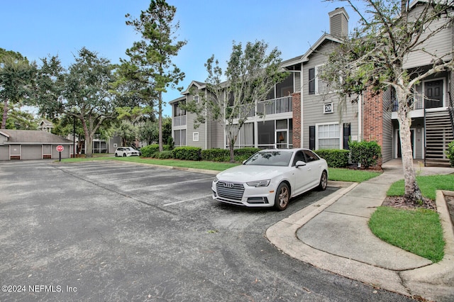 view of road featuring sidewalks