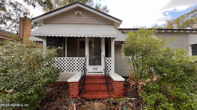 view of bungalow