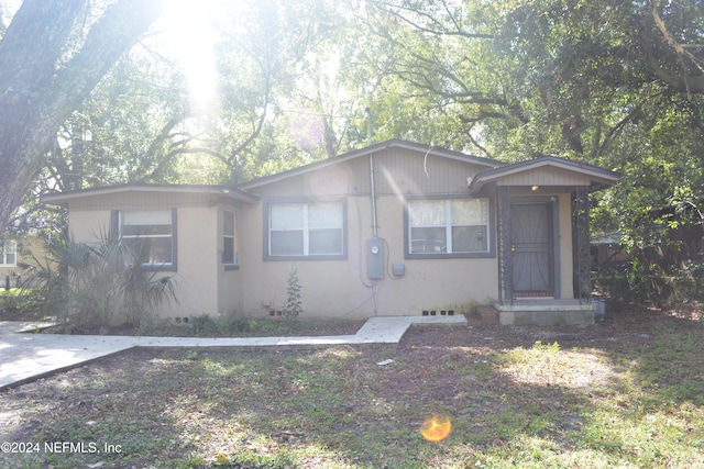 view of front of home