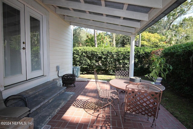 view of patio