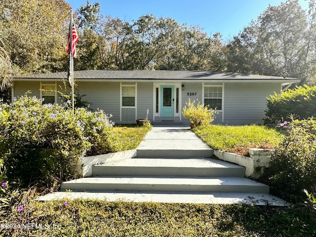 view of ranch-style house